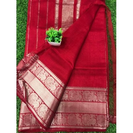 Cotton-Pure Silk Blend 300K Saree