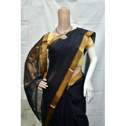 Nizam Border Missing Weave Sarees