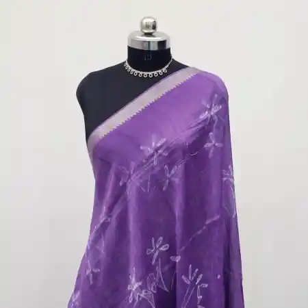 Mangalagiri Sillk Cotton Blend Needle Shibori Dupatta