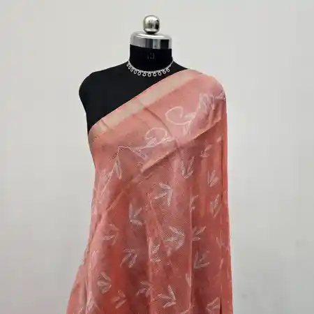 Mangalagiri Sillk Cotton Blend Needle Shibori Dupatta