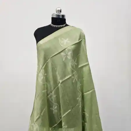 Mangalagiri Sillk Cotton Blend Needle Shibori Dupatta